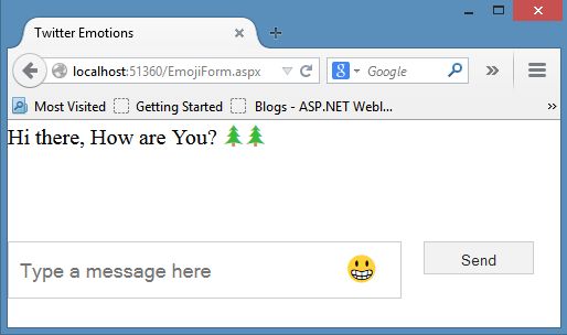 Start with Twitter Emoji